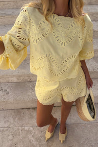 Ensemble crop top court & mini short Miriam