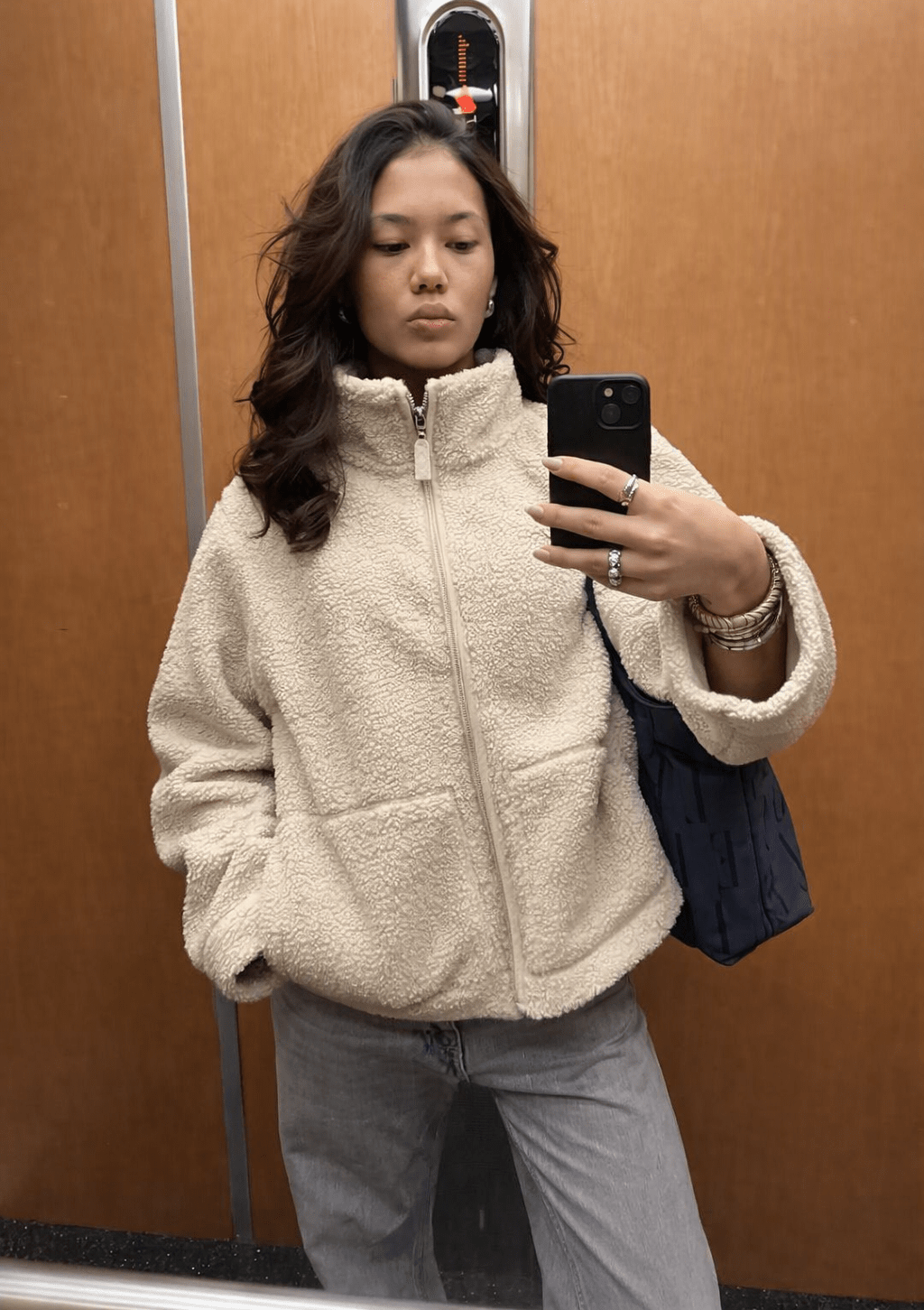 Carla Zip Up Teddy Jacket