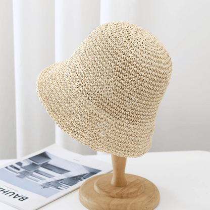 OLANE Classic Bucket Hat Sun Protection BeigeWomen's Accessories