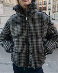 Giacca imbottita con collo alto classico