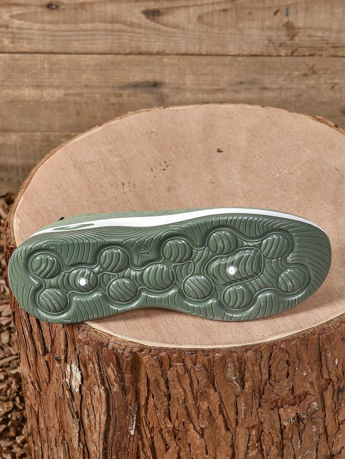 OLANE Comfort Slip-On Knitted Walking Shoe Green36/6Women's Shoes