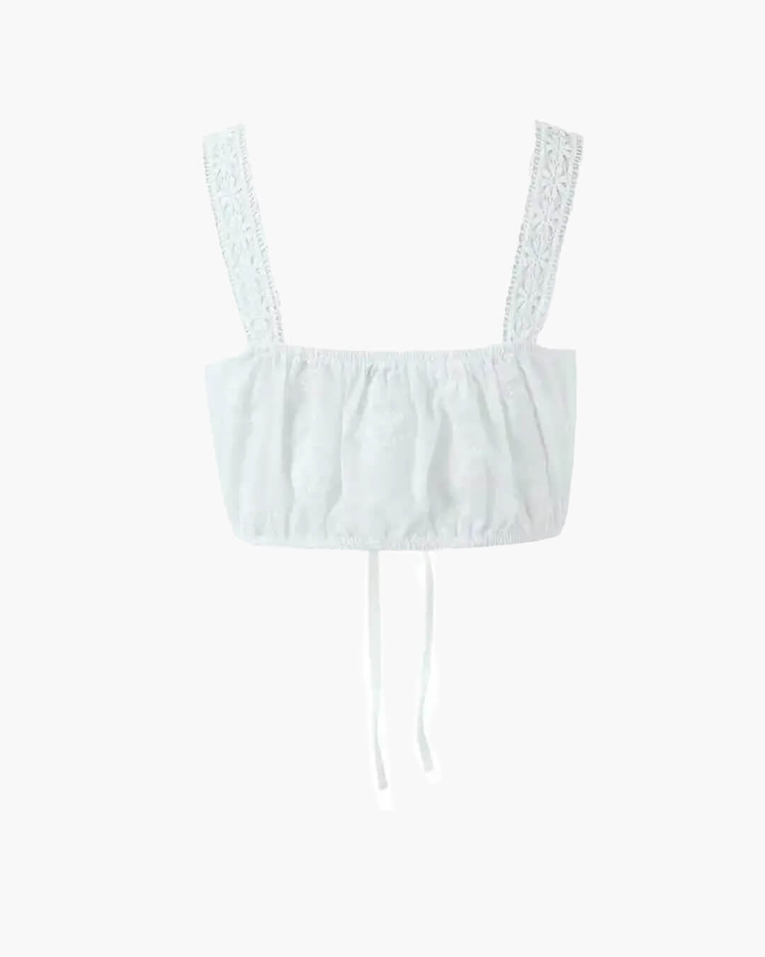 OLANE Denise Bohemian Embroidered Crop Top Skirt Set StrapMWomen's Sets