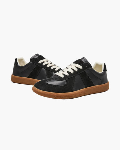 OLANE Durable Retro Canvas Low - Top Sneakers Black36Men's Shoes