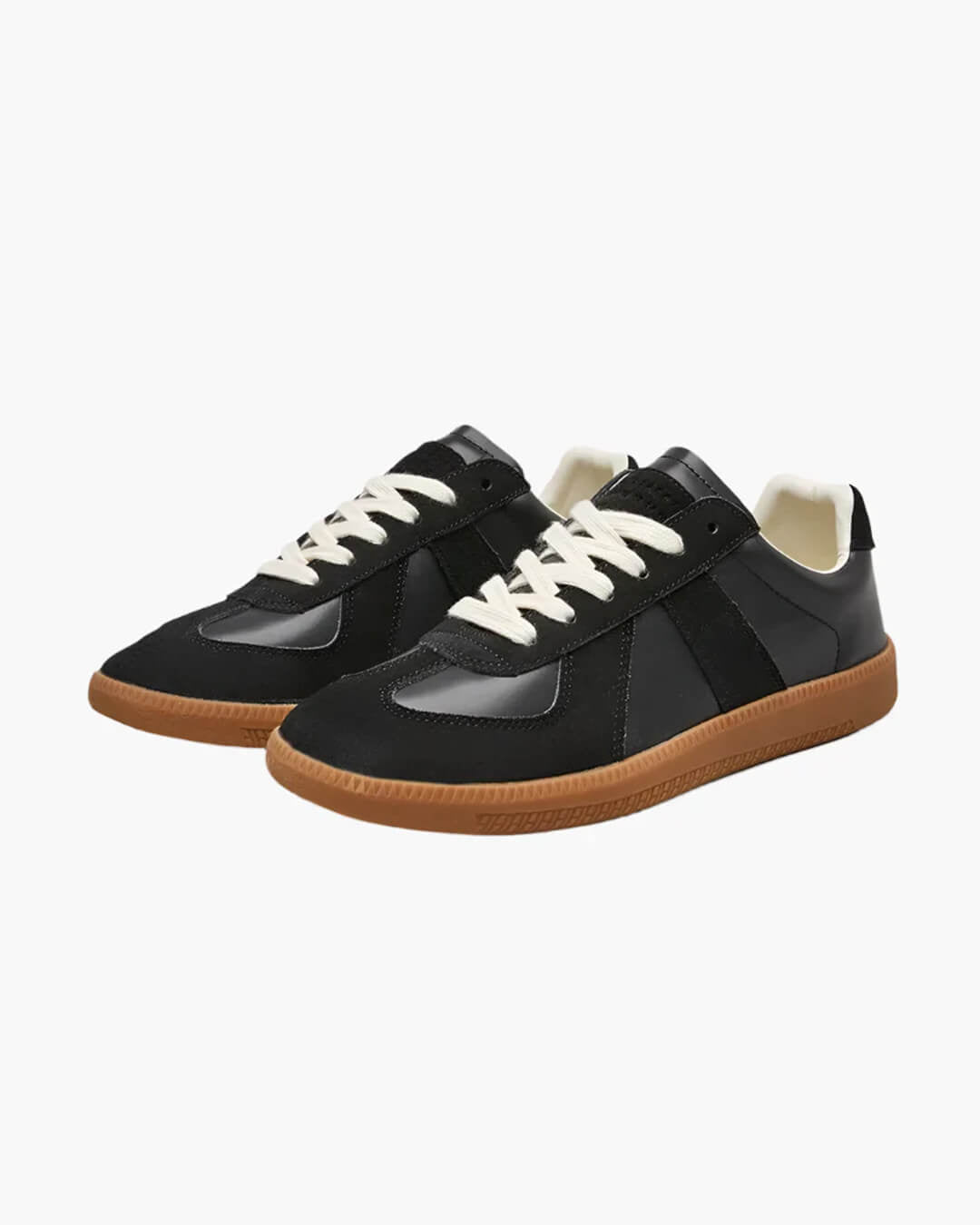 OLANE Durable Retro Canvas Low - Top Sneakers Black36Men's Shoes