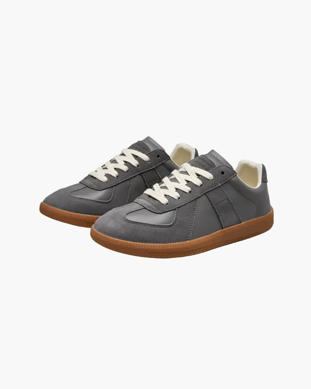OLANE Durable Retro Canvas Low - Top Sneakers Grey36Men's Shoes