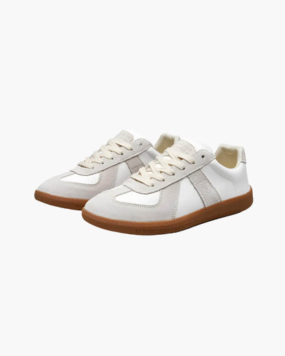 OLANE Durable Retro Canvas Low - Top Sneakers White36Men's Shoes