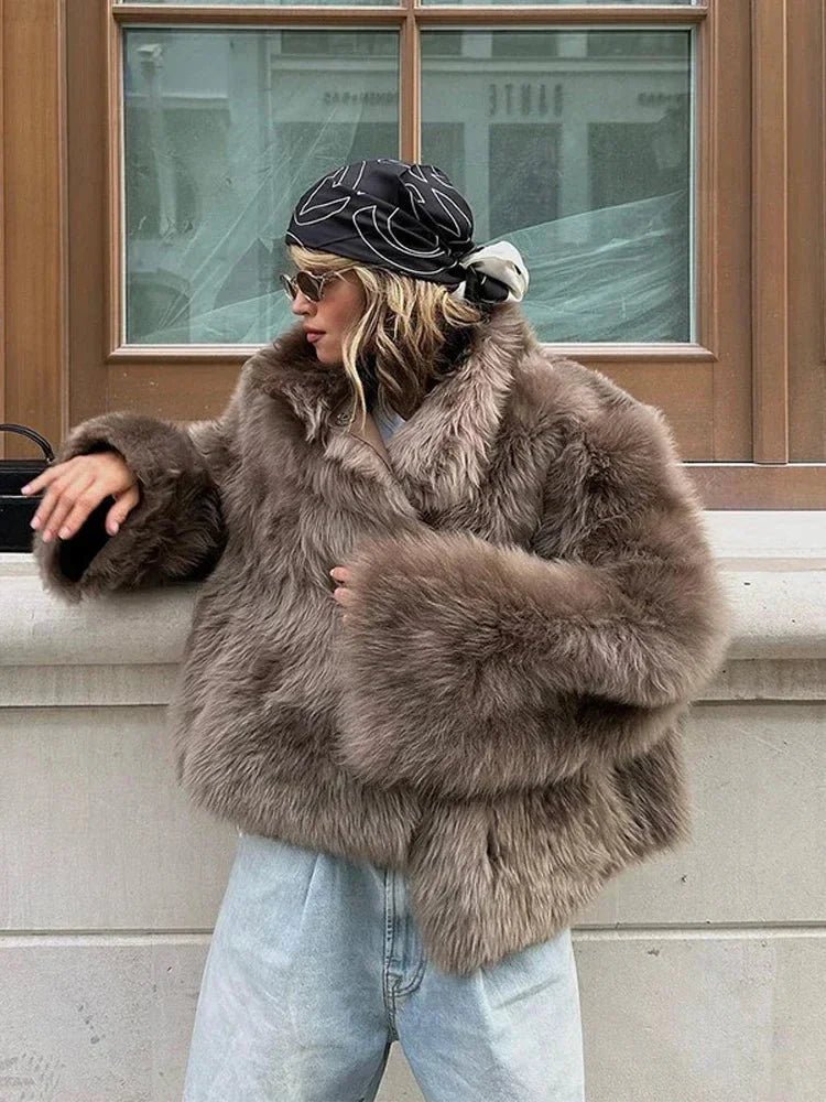 OLANE Ellie Faux Fur Coat SCoat