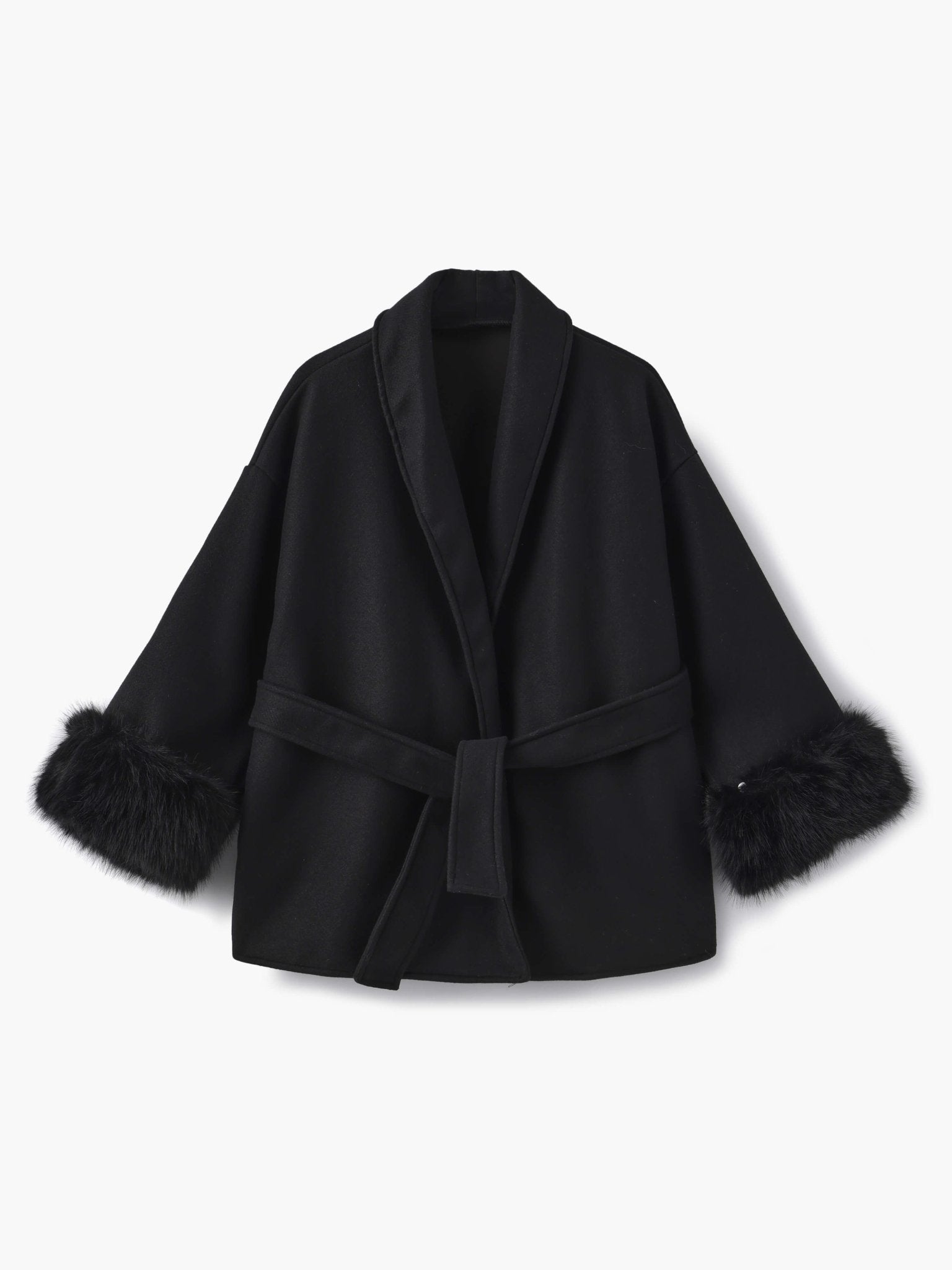 OLANE Esther Faux Fur Coat GraySWomen's Coats & Jackets