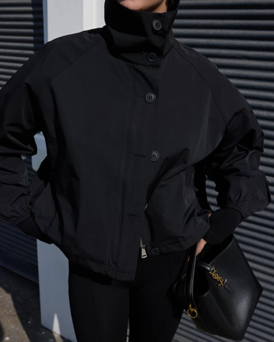 OLANE High - Neck Tailored Jacket BlackSWomen's Coats & Jackets