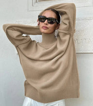 Maglione a collo alto in maglia Lexi