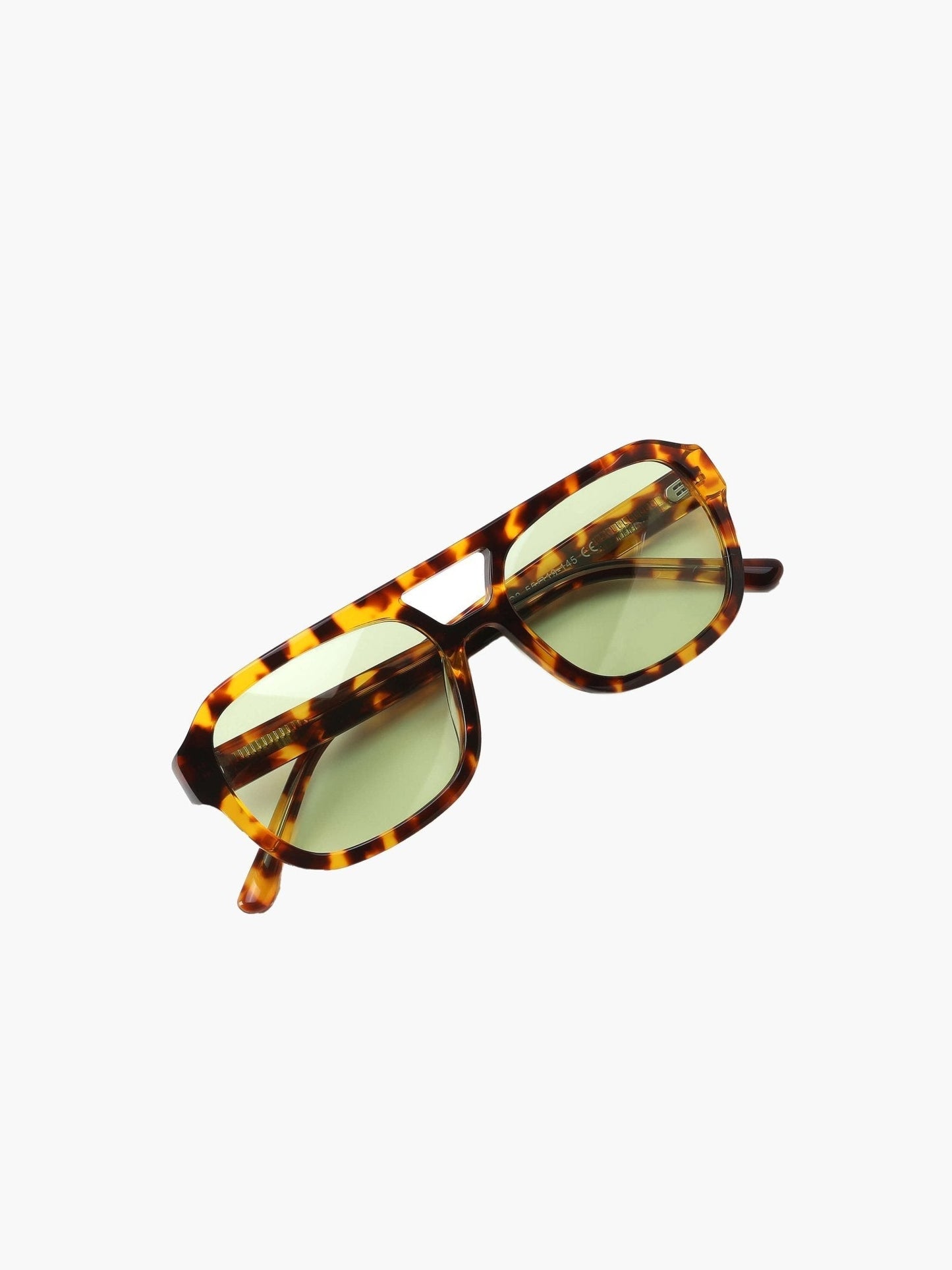 OLANE Oversized Cat-Eye Sunglasses Tortoise / GreenSunglasses