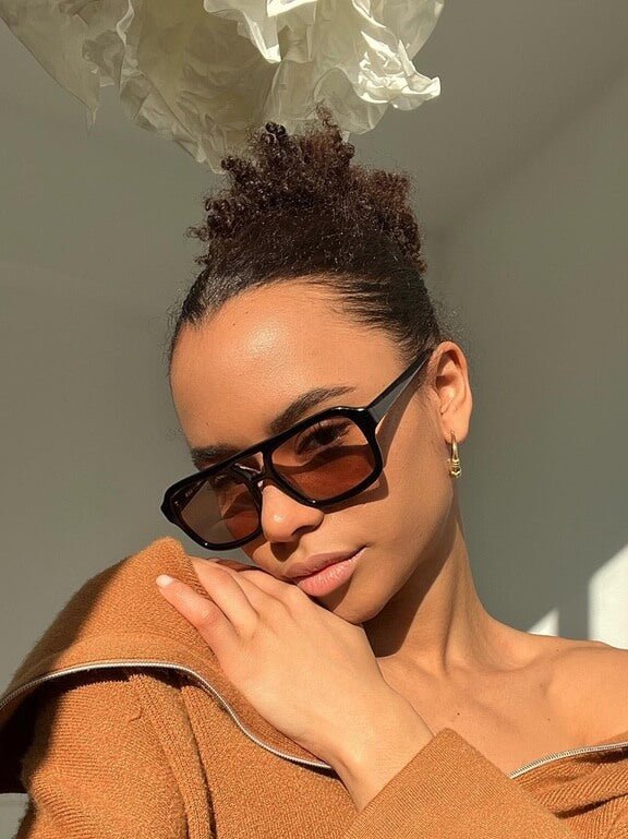 OLANE Oversized Cat-Eye Sunglasses Tortoise / OrangeSunglasses