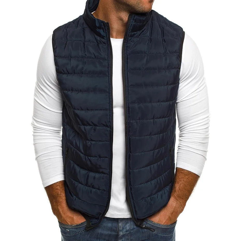 OLANE Padded Puffer Vest BlackMMen's Coats & Jackets