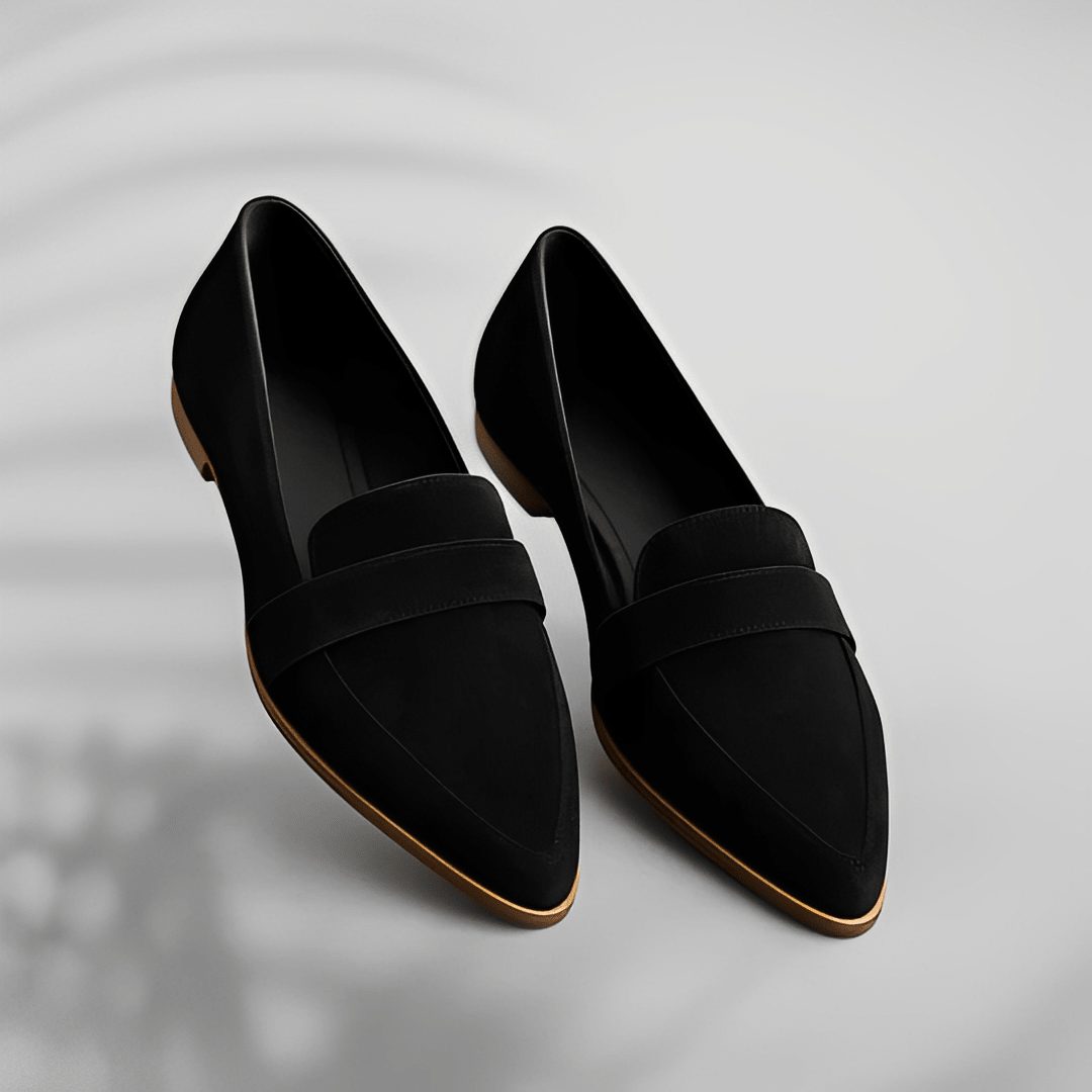 Nora – spitze Slip-On-Schuhe mit gepolsterter Sohle