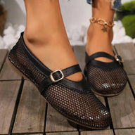 Simona – Mesh Mary Jane Ballerinas
