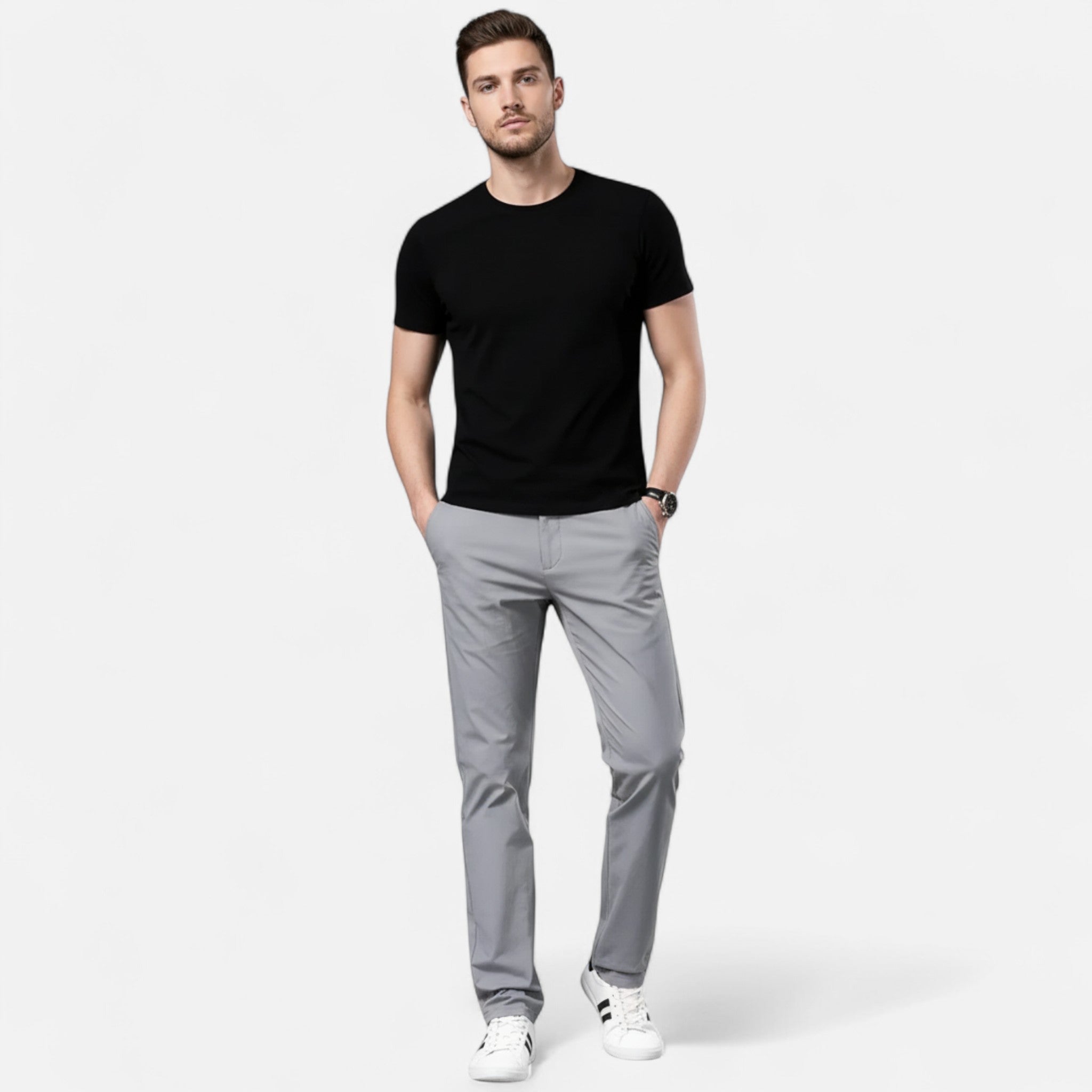 Agrica – Slim-Fit Stretch-Baumwoll-Chinos