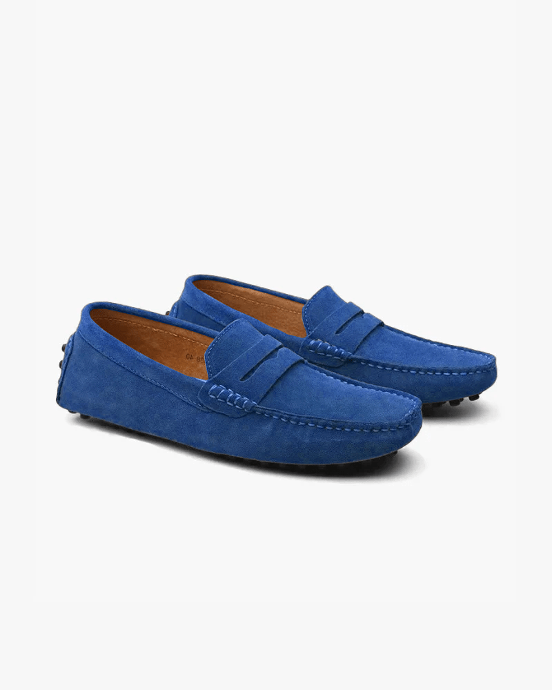 Aheza – Velours-Pennyloafer zum Hineinschlüpfen