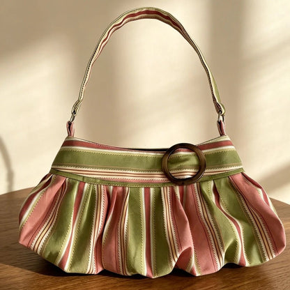 OLANE Stylish Striped Shoulder Bag Women's Handbags