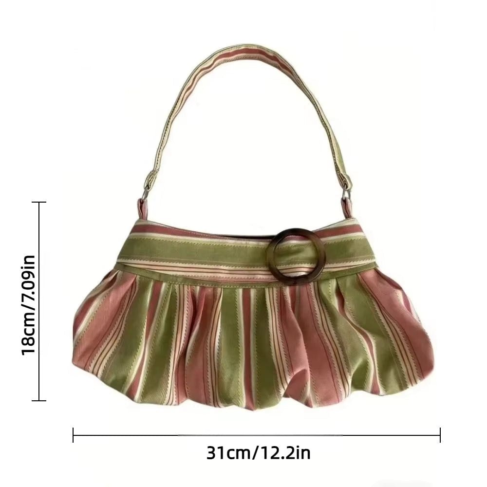 OLANE Stylish Striped Shoulder Bag Women's Handbags