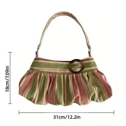 OLANE Stylish Striped Shoulder Bag Women's Handbags