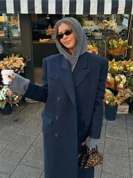 Cappotto lungo doppiopetto sartoriale