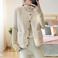 Gilet Ahla en teddy polaire