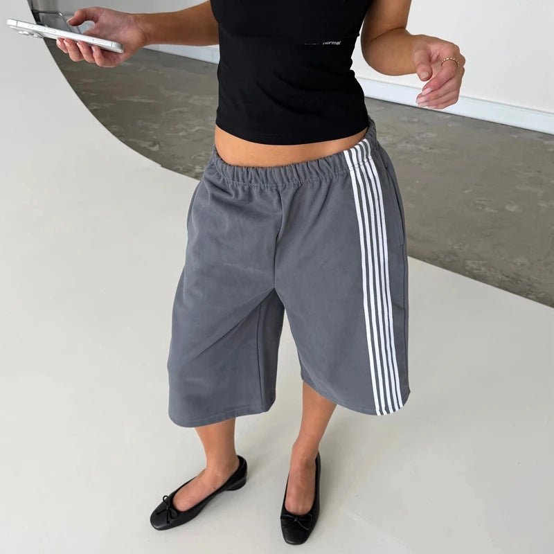 OLANE Vintage Baggy Bermuda Joggers SWomen's Bottoms
