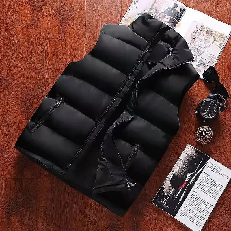 OLANE Waterproof Puffer Vest Jacket BlackMMen's Coats & Jackets