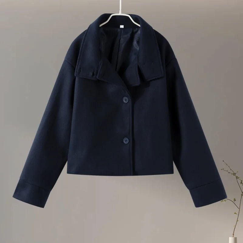 Stylish Women's Winter Wool Coat - Comfort & Warmth – OLANE