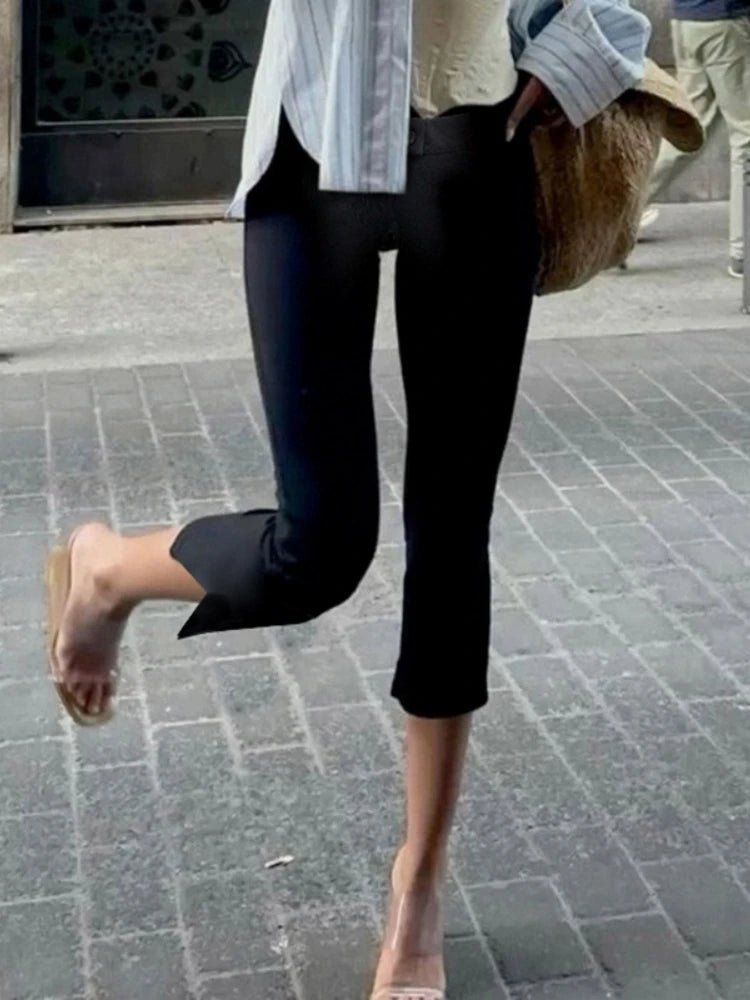 OLANE Zofia Black Capri Pants SPants