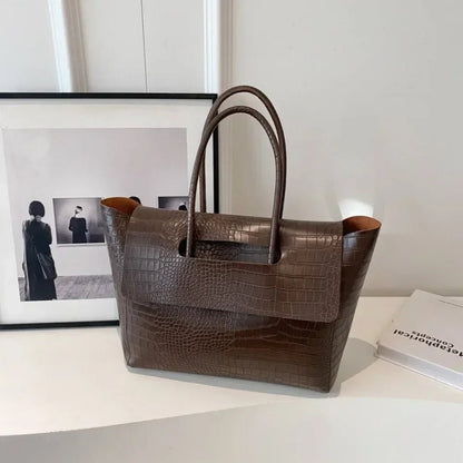 Borsa tote in pelle goffrata Alicia