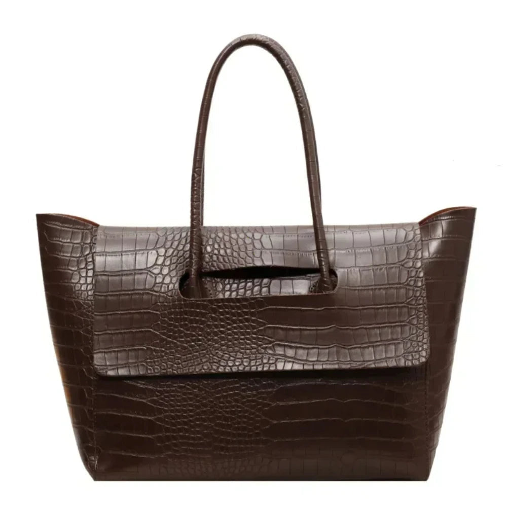 Borsa tote in pelle goffrata Alicia