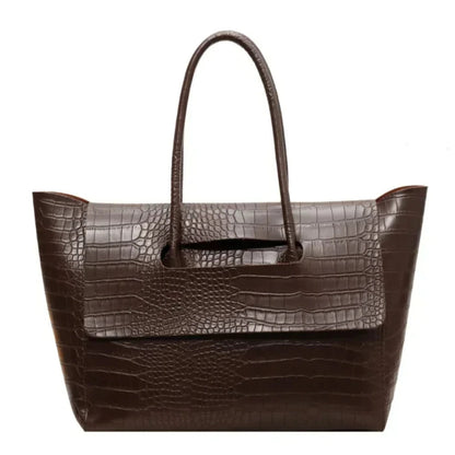 Borsa tote in pelle goffrata Alicia