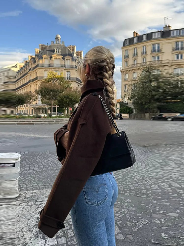 Jenny Cappotto in lana con collo alto