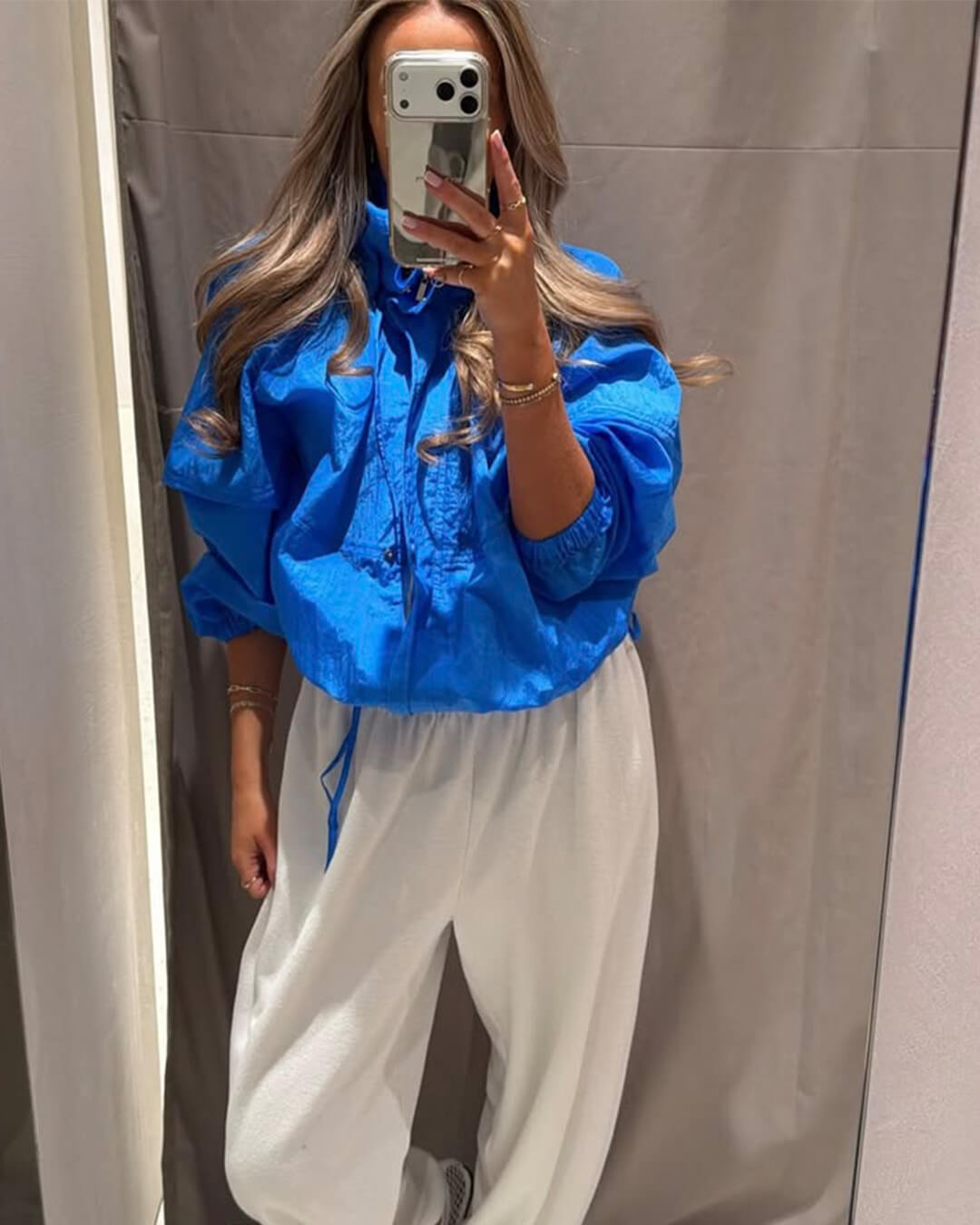 Erica Giacca a vento con collo alto