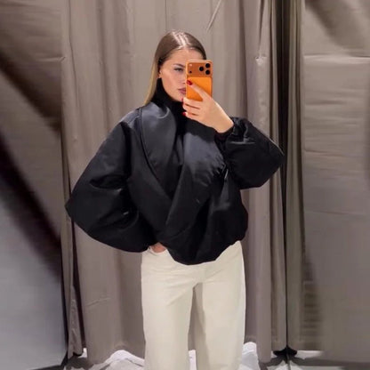 Oversized Padded Bomber Jacket