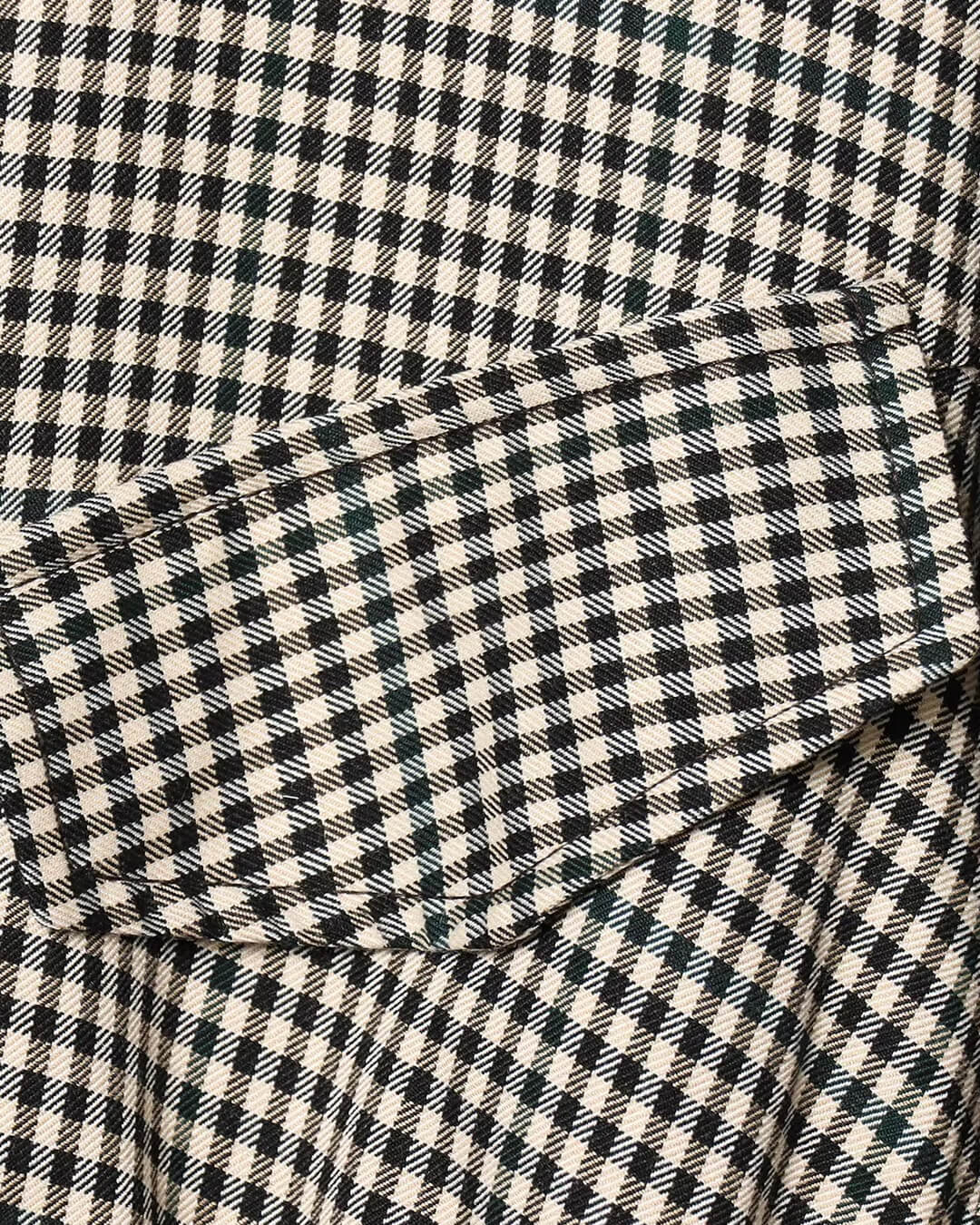 Stylish High Neck Checked Bomber Jacket
